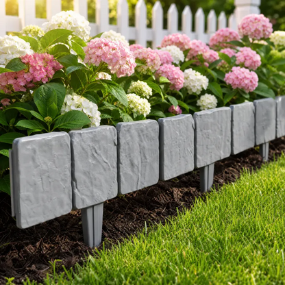 Faux Stone Garden Edging Border! ♻️