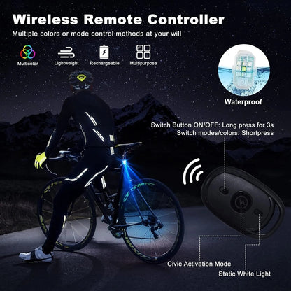 8 Colors Wireless Led Lights with Remote