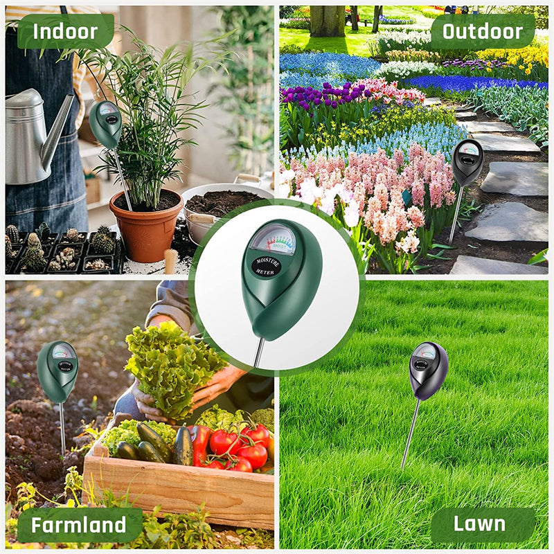 💧 Soil Moisture Meter for Indoor & Outdoor Plants – No Batteries 🌱