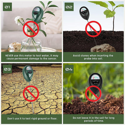 💧 Soil Moisture Meter for Indoor & Outdoor Plants – No Batteries 🌱