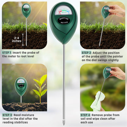 💧 Soil Moisture Meter for Indoor & Outdoor Plants – No Batteries 🌱