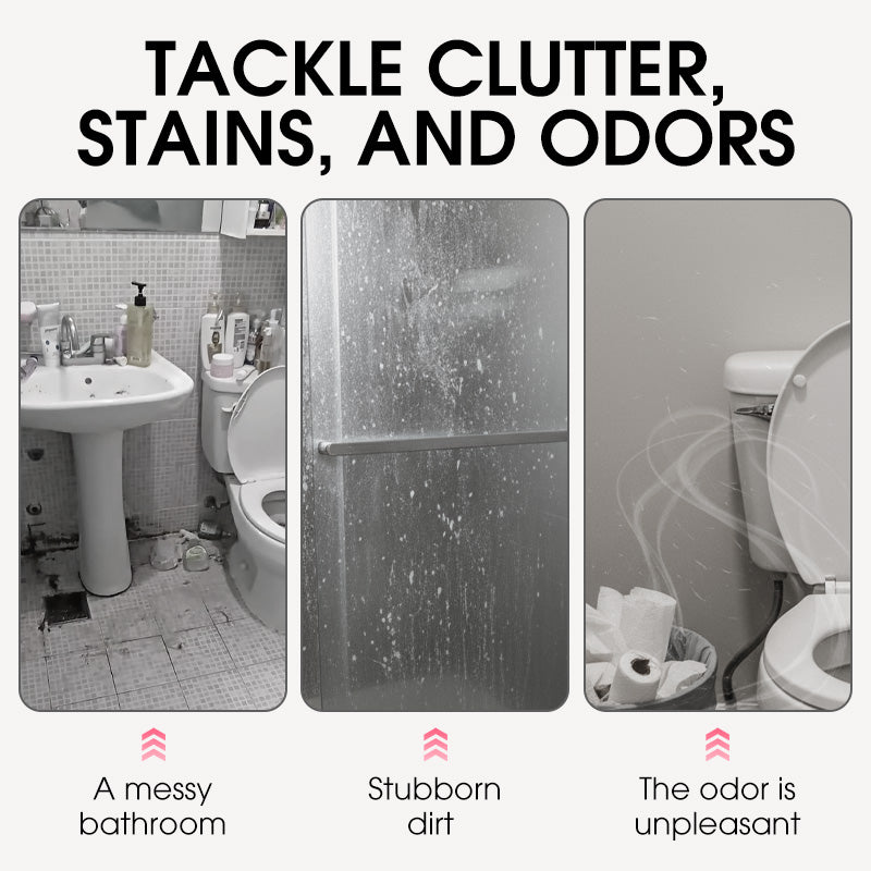 🧼 Multi-Purpose Bathroom Cleaner Spray – Water Stain, Limescale & Soap Scum Cleaner ✨