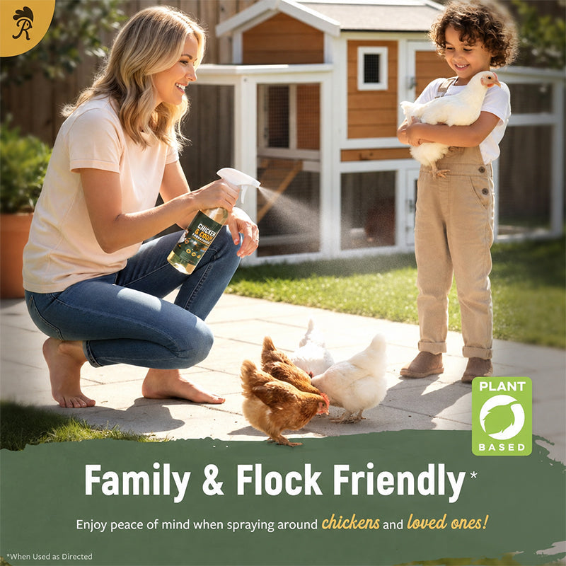 🐔Poultry & Chicken Coop Mite and Lice Spray❄️