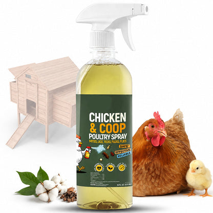 🐔Poultry & Chicken Coop Mite and Lice Spray❄️