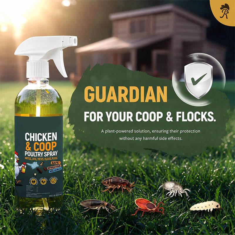🐔Poultry & Chicken Coop Mite and Lice Spray❄️