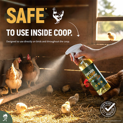 🐔Poultry & Chicken Coop Mite and Lice Spray❄️
