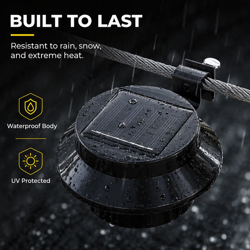Light Up Gutters, Fences & Garden Walls — Solar-Powered Outdoor LEDs With No Mains Wiring Needed 🏡✨