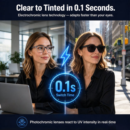 👓 AI Smart Translation Glasses – Real-Time Language Translation & Open-Ear Audio